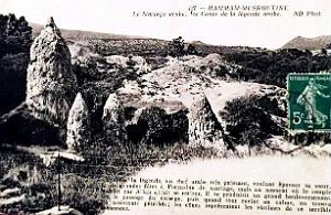 Hammam-Meskoutine - Les Cones de la legende arabe